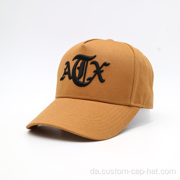 Modedesign bomuldsbrune hatte baseball cap